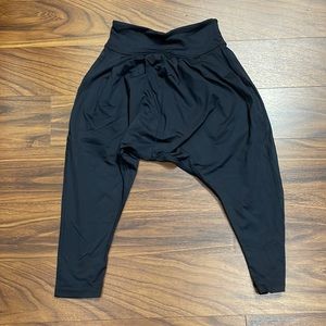 Black Hard Tail drop crotch joggers
